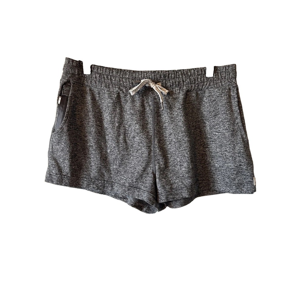 Vuori Gray Performance Halo Drawstring Women's Activewear Running Shorts Size M